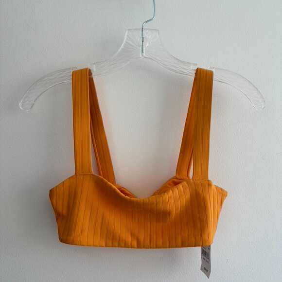 Pacsun Swim Women's Orange Bikini Top Swimwear Size Small NWT - Picture 1 of 6